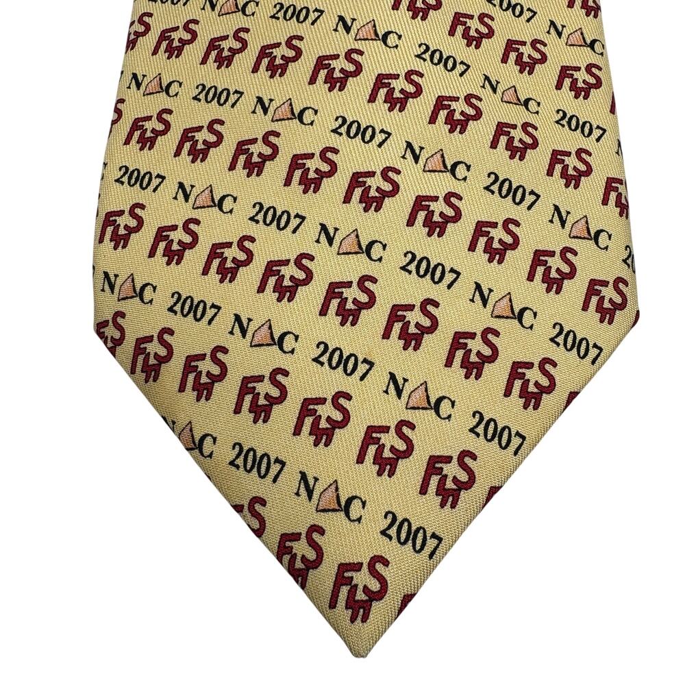 Vineyard Vines 100% Silk Tie Custom Collection 2007 Flying Scot National Champs